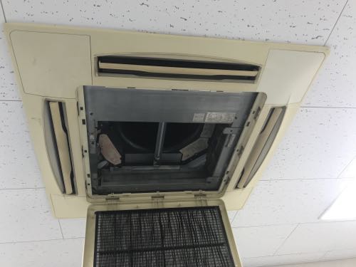 空気清浄機付き天カセエアコン